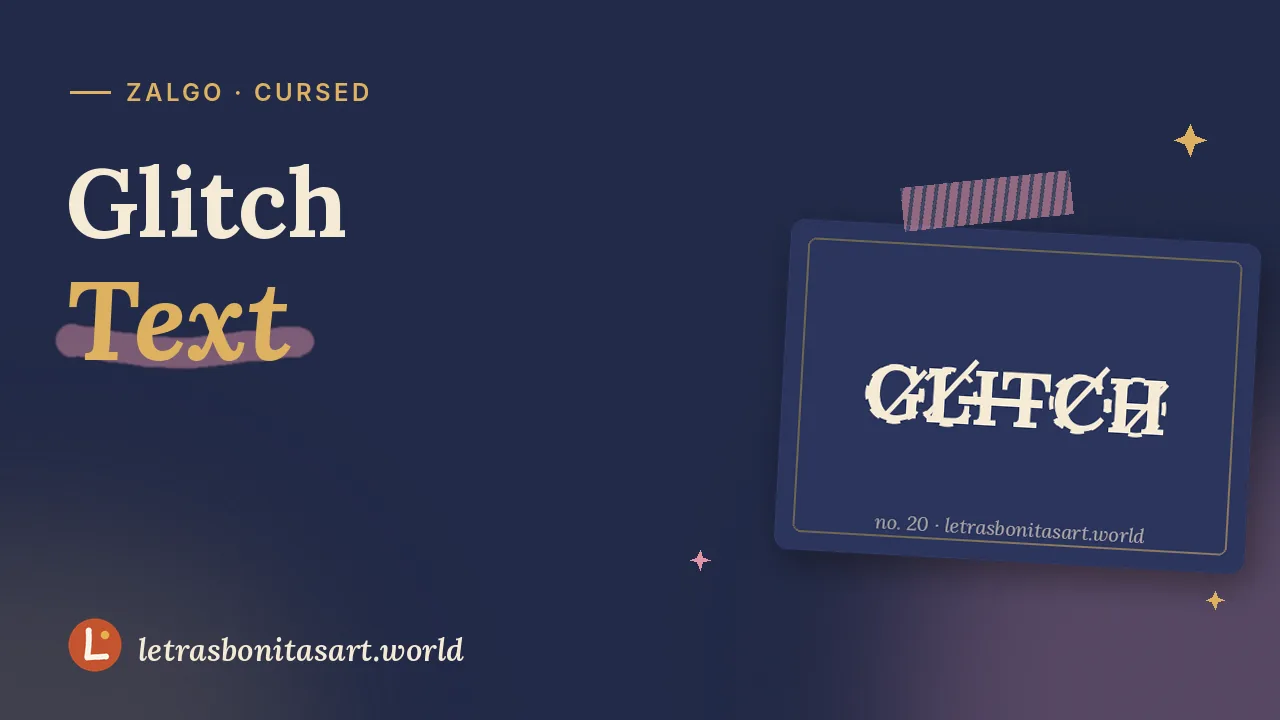 Glitch text: beautifully broken, artwork by letrasbonitasart.world